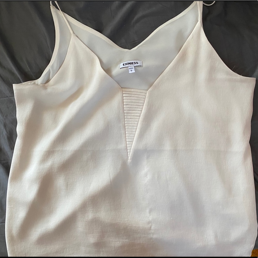 White Express Silk Blouse